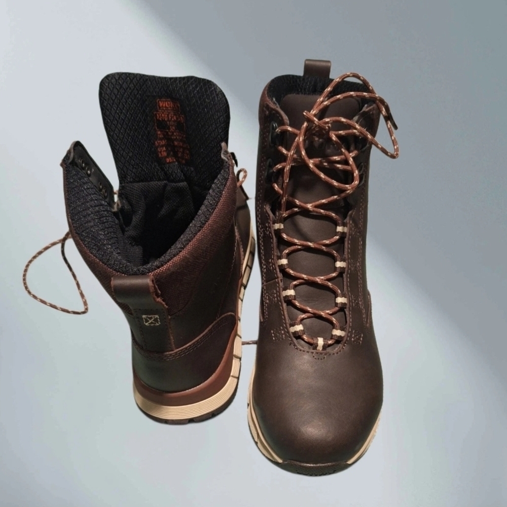 Red Wing Shoes Brown Lace Up Boots
